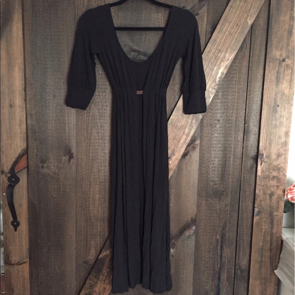 Theory midi ribbon dress
