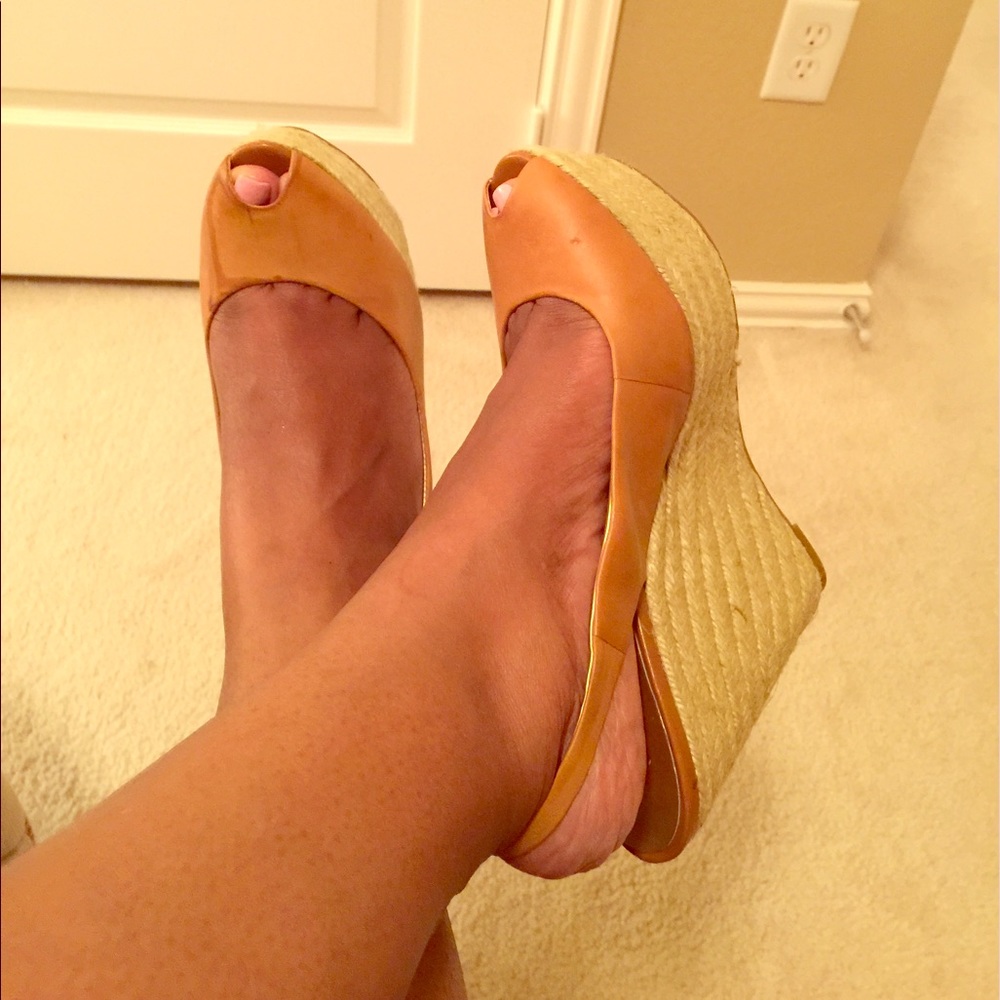Jessica Simpson- Jungle Leather Wedge Espadrilles