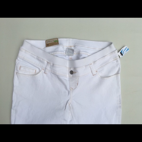 White Maternity Jeans Flare Size 6 - Picture 2 of 5