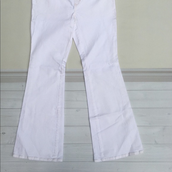 White Maternity Jeans Flare Size 6 - Picture 5 of 5