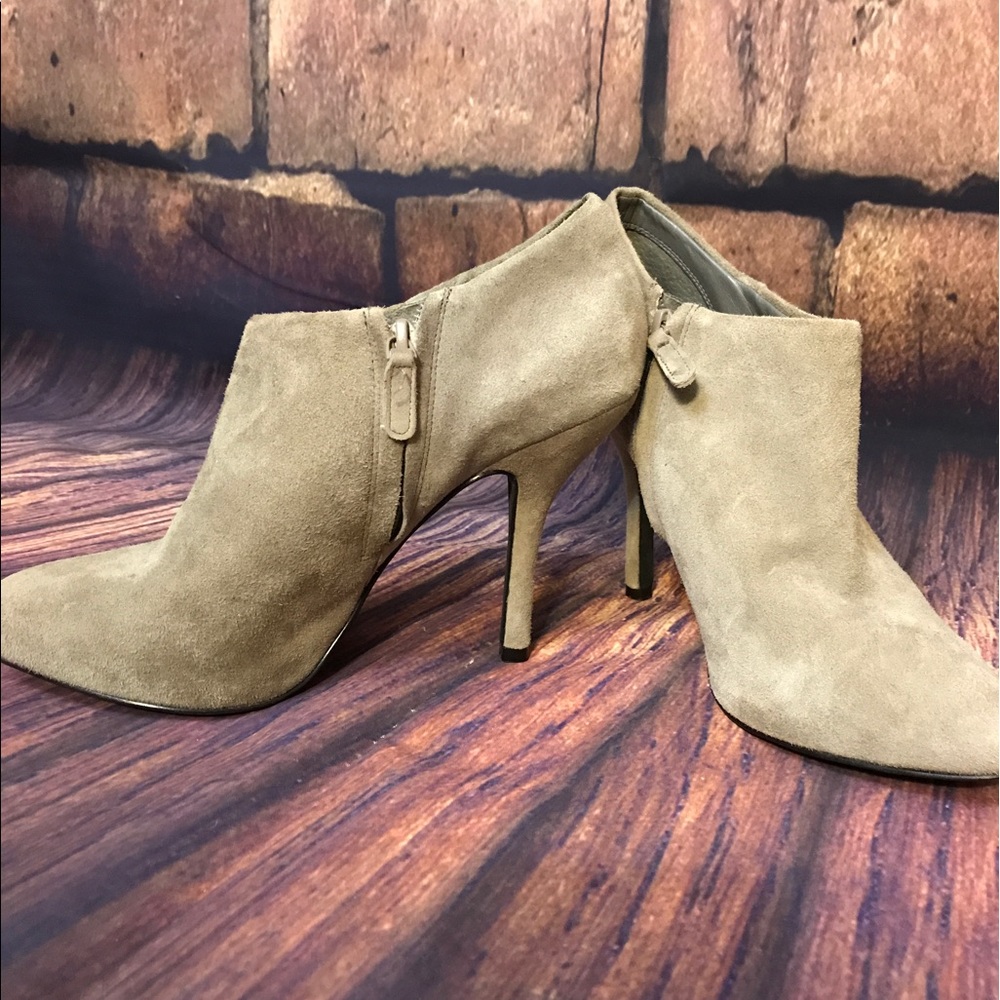 Gray booties