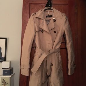 Zara woman xs Trench coat beige tan