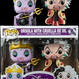 Ursula with Cruela De Vil Funko Pop