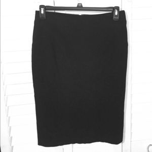 Black pencil skirt