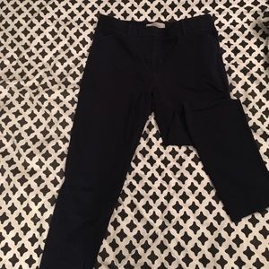 Gap slim cropped ankle pants size 0 navy blue