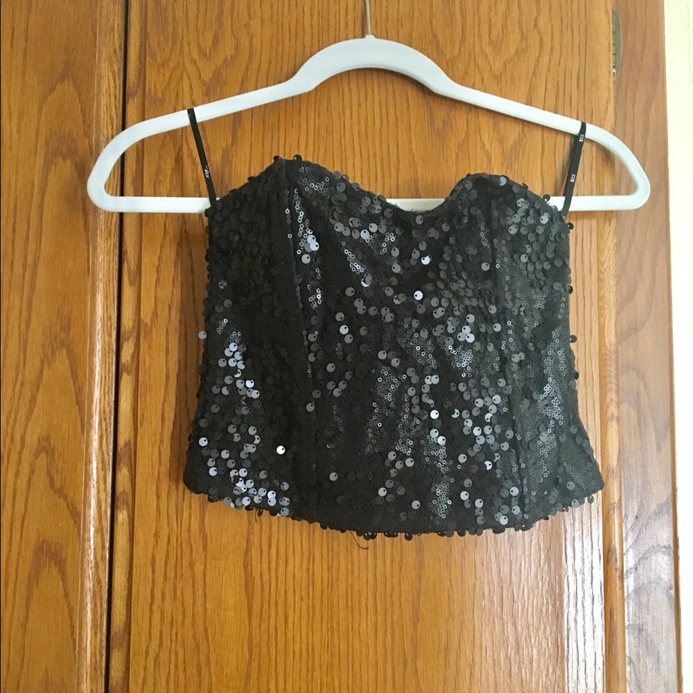 Sequin corset