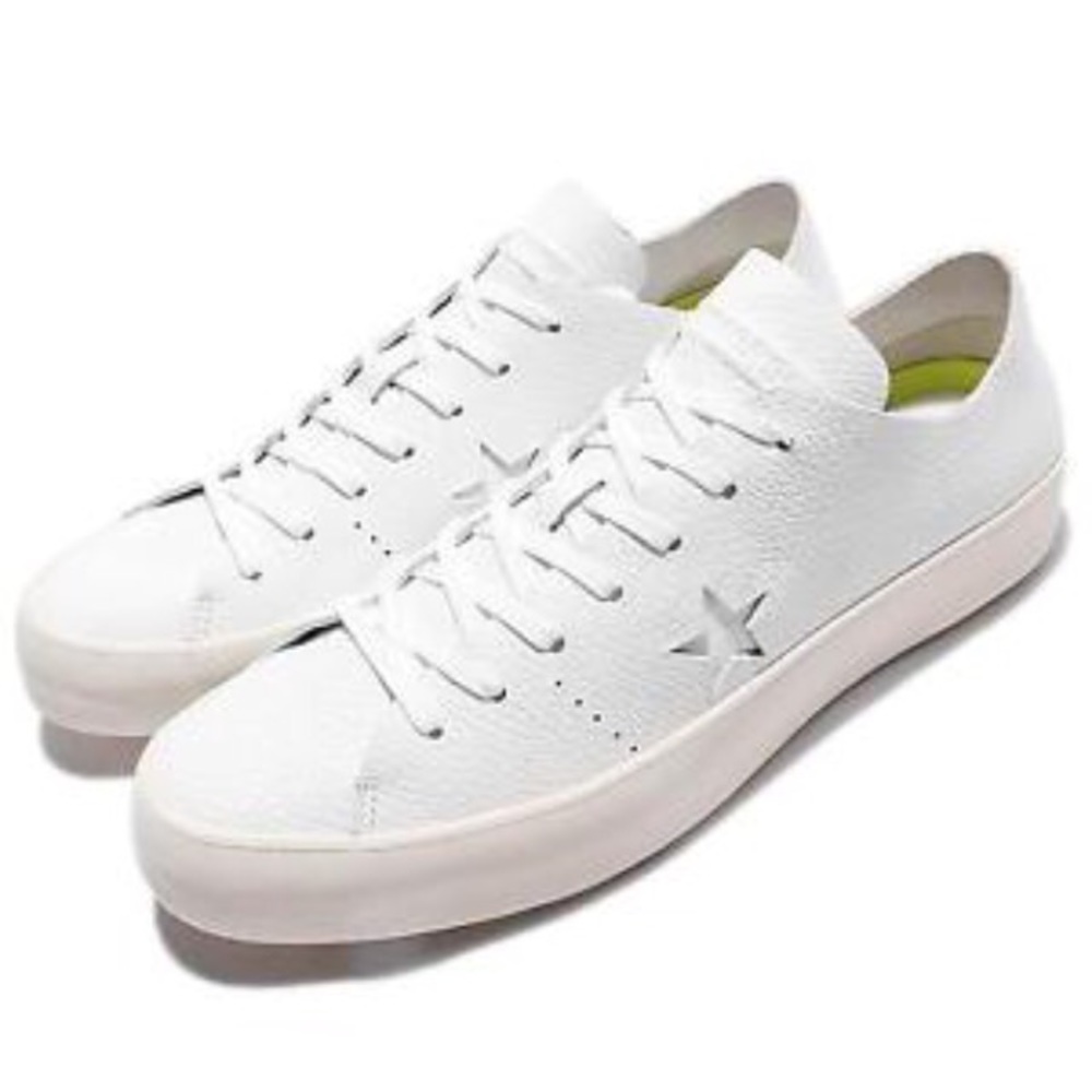 CONVERSE white One Star size 8 leather shoes - Picture 2 of 4
