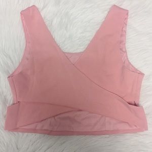 Reversible Pink Crop Top