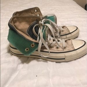 Converse all star two tone high tops 7.5