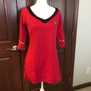 Halloween cosplay Star Trek red costume Ohura sm