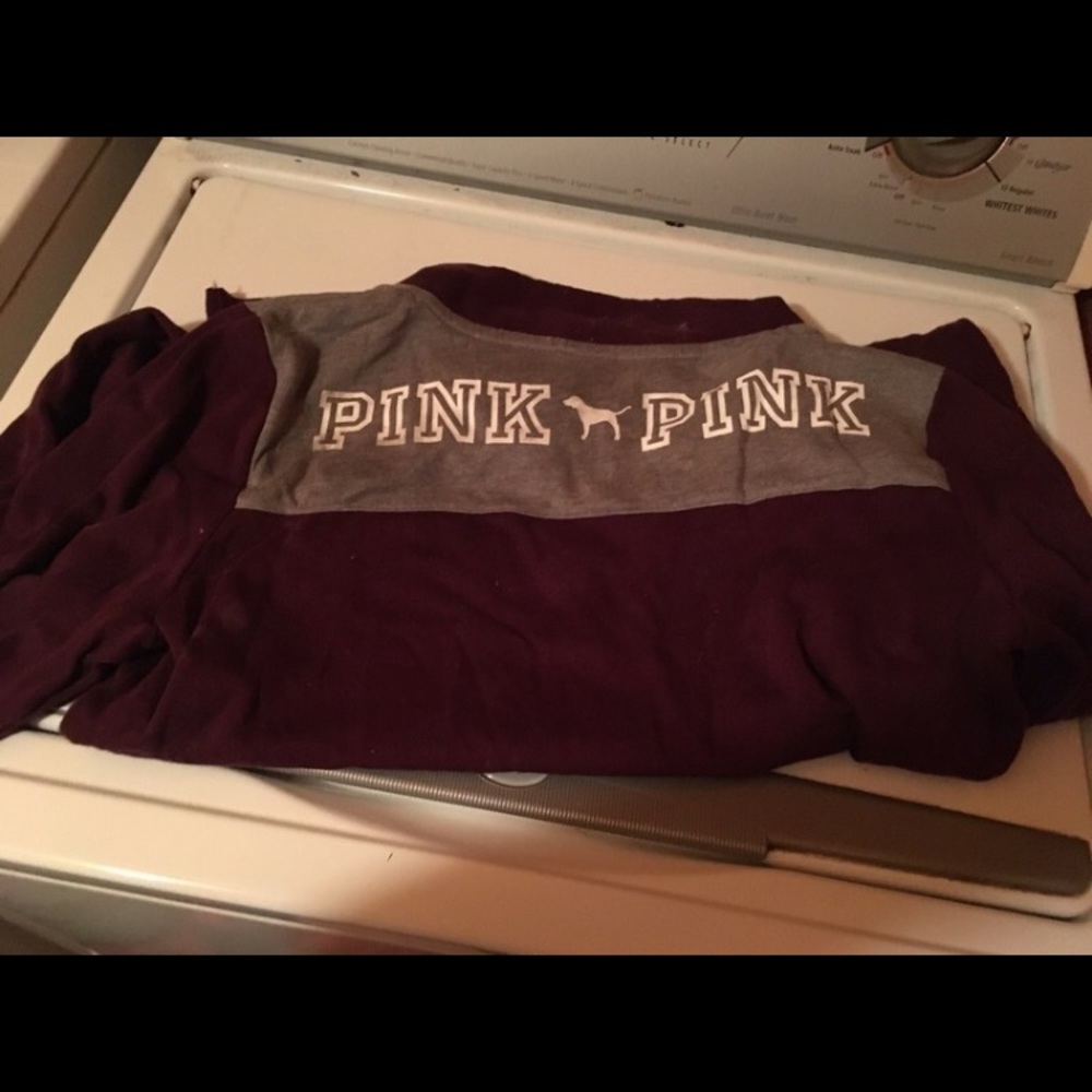 Maroon VS sweatshirt