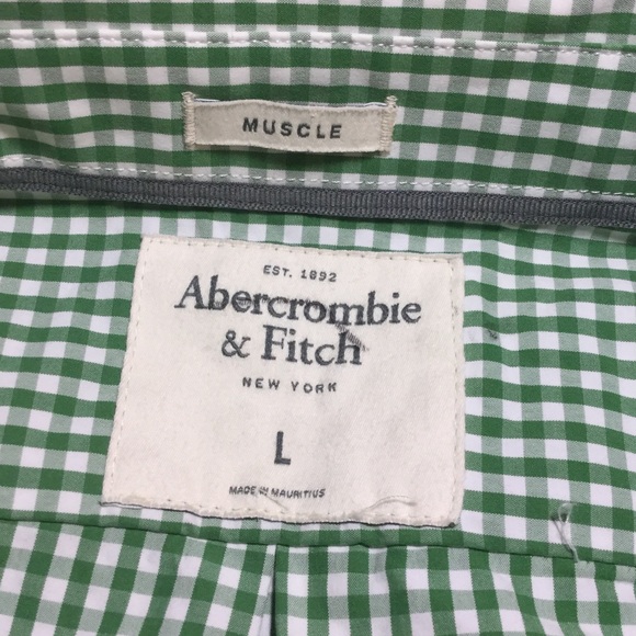 Abercrombie & Fitch Mens Shirt SZ L - Picture 3 of 4