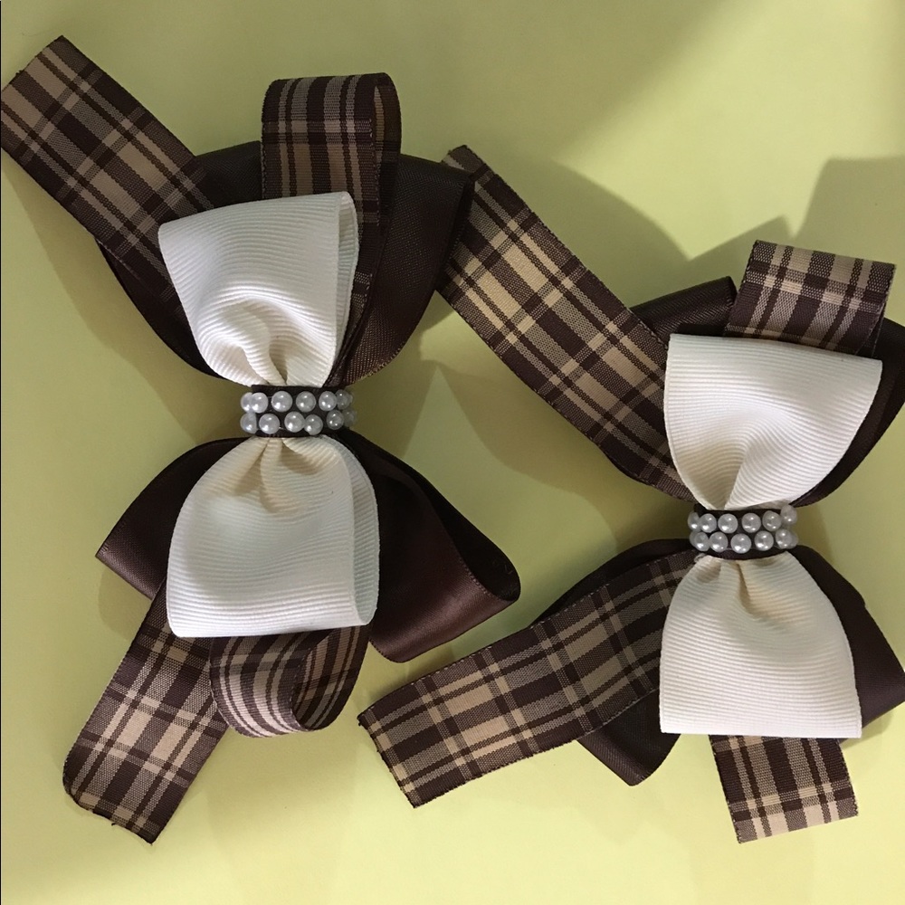 Beautiful hand made girls hair bows