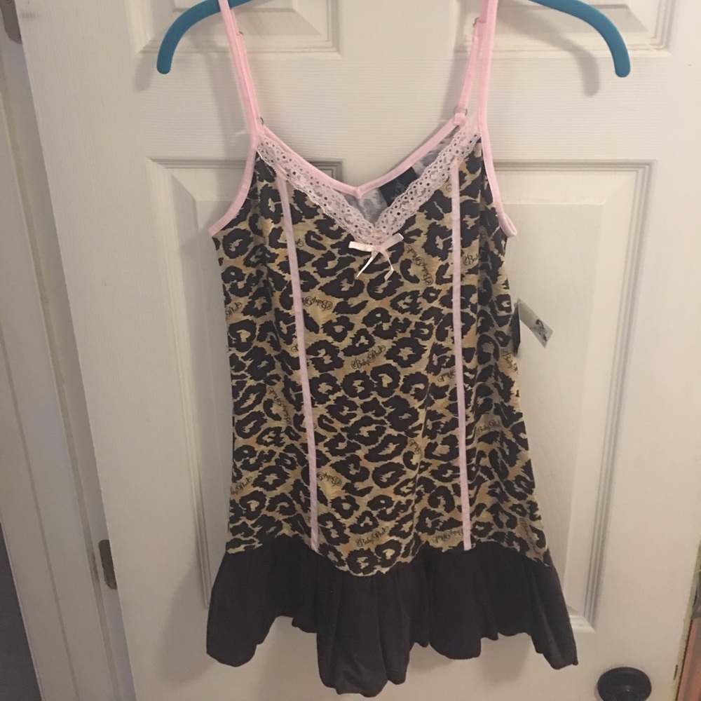 NWT Baby Phat animal print nightie