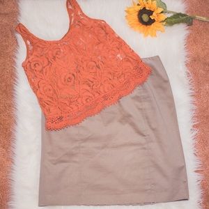 Antonio Melani khaki skirt