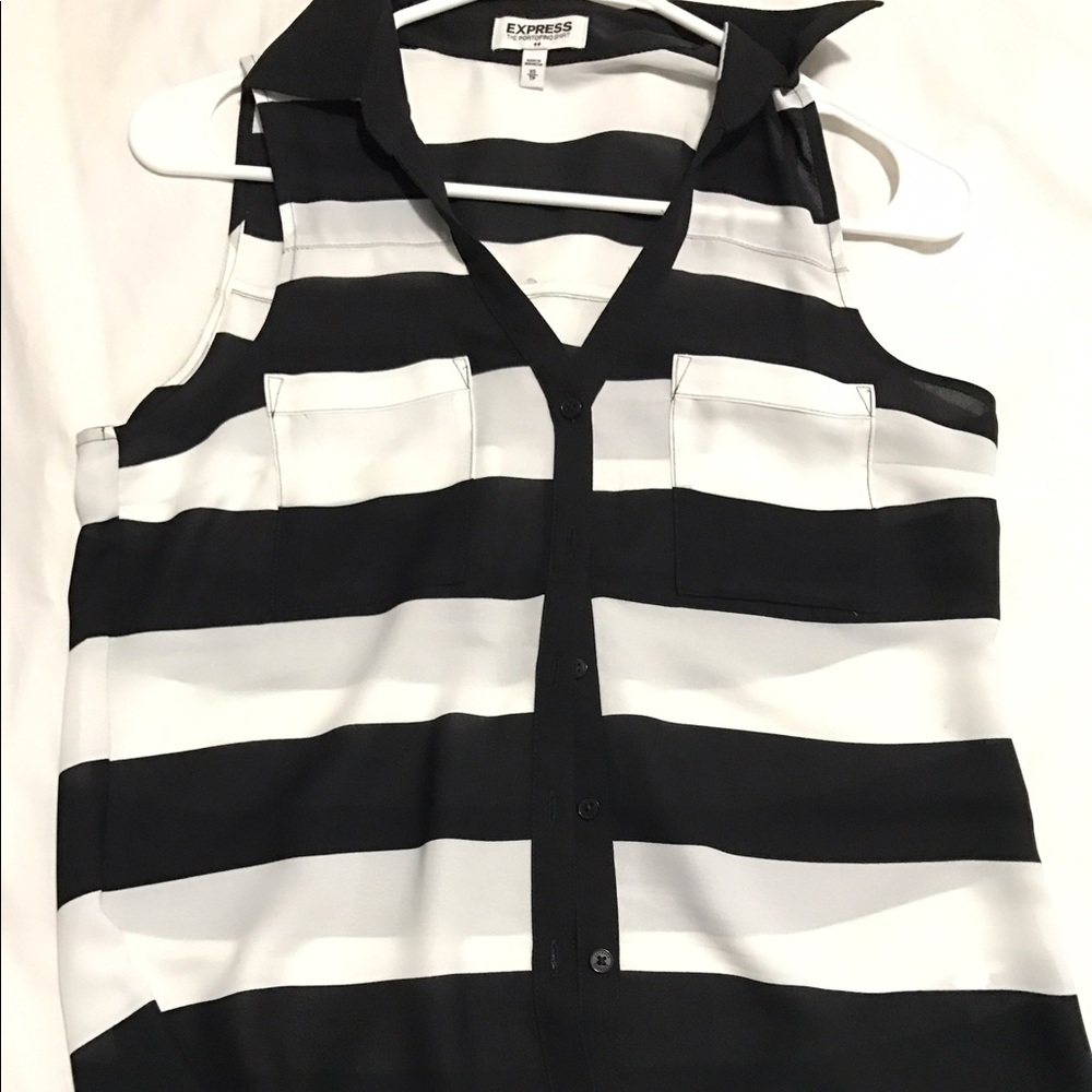 Express Black and white shirts