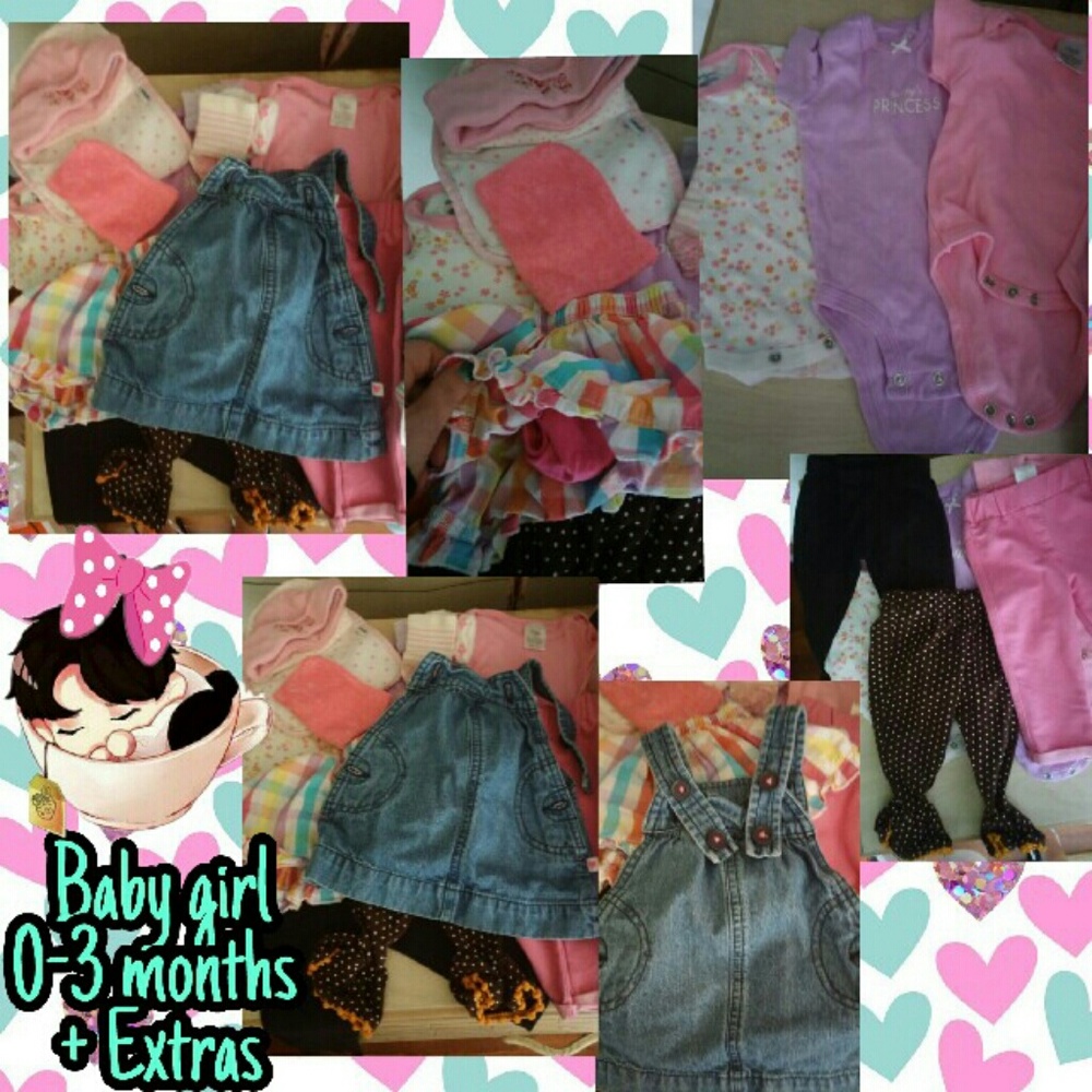 Baby Girl 15pc Bundle 0-3 months