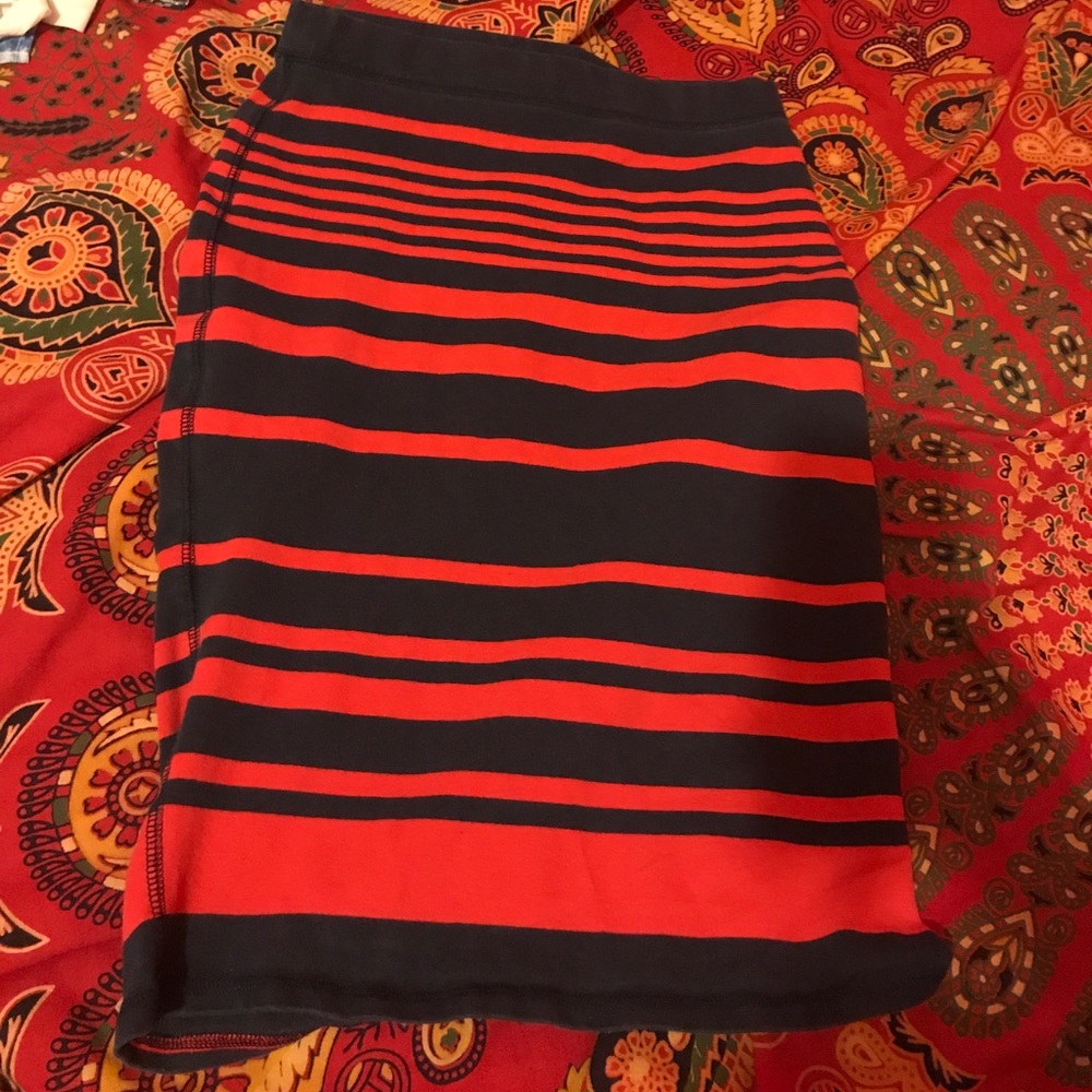 Striped Knit Skirt