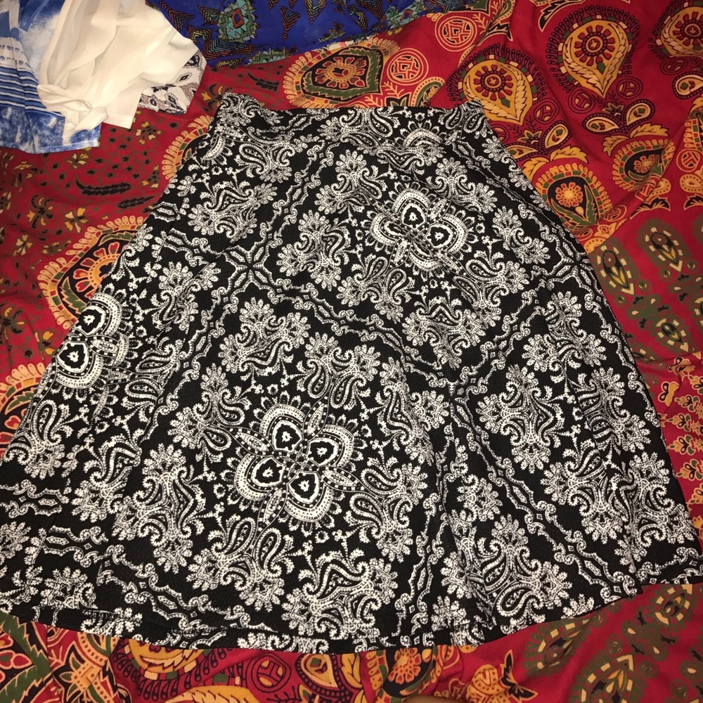 Paisley Midi Skirt