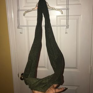 Green scarf