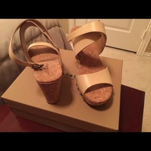 Lucky Brand- LK Missey Cork Wedge Sandals- NWB
