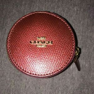 Coach mini jewelry holder