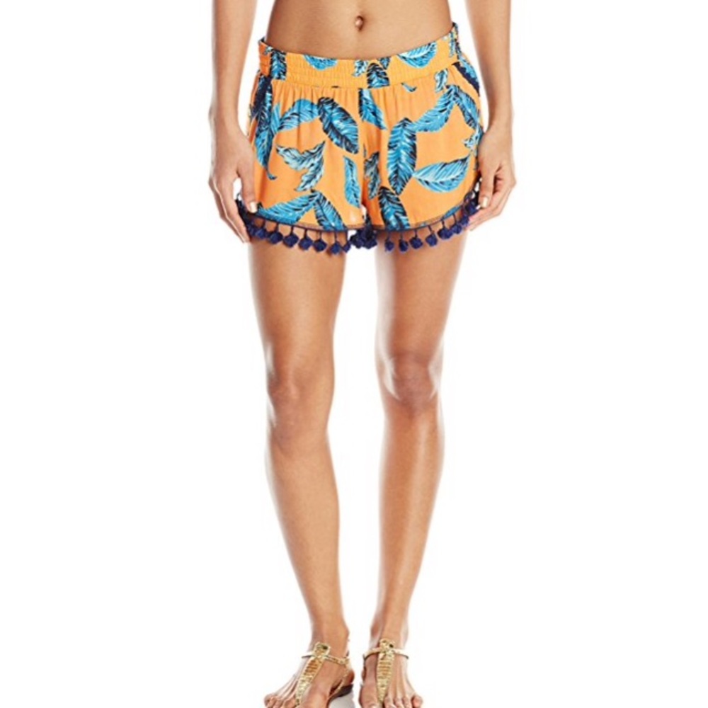 Maaji Tintoretto Sky Mystery Plumage Shorts Sz L