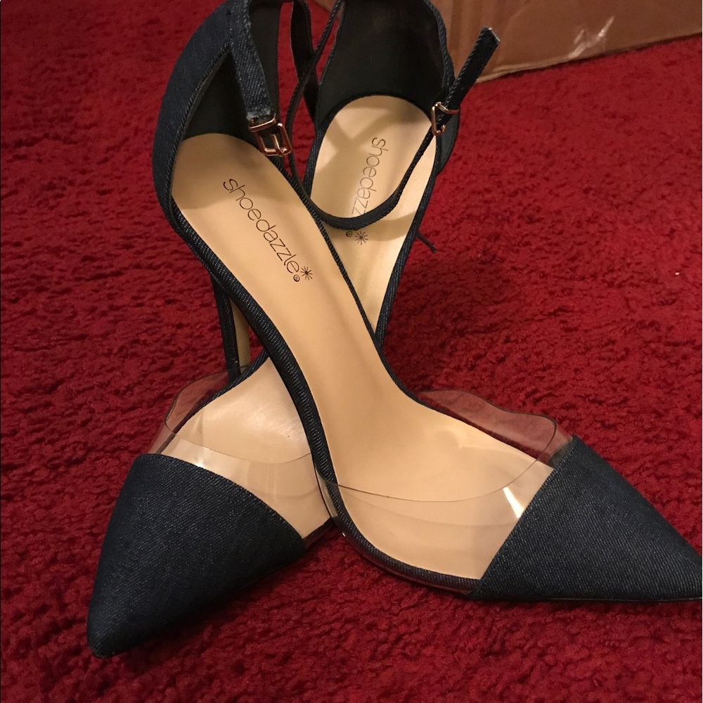 Brand new! High heel shoes Denim