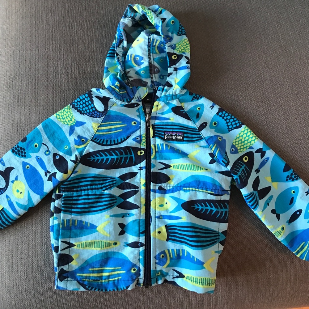 Toddler/infant baby patagonia fish windbreaker