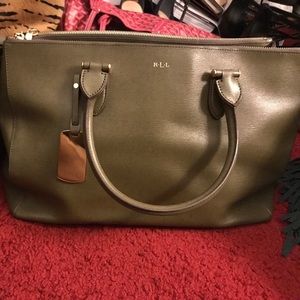 Olive Green Ralph Lauren Handbag