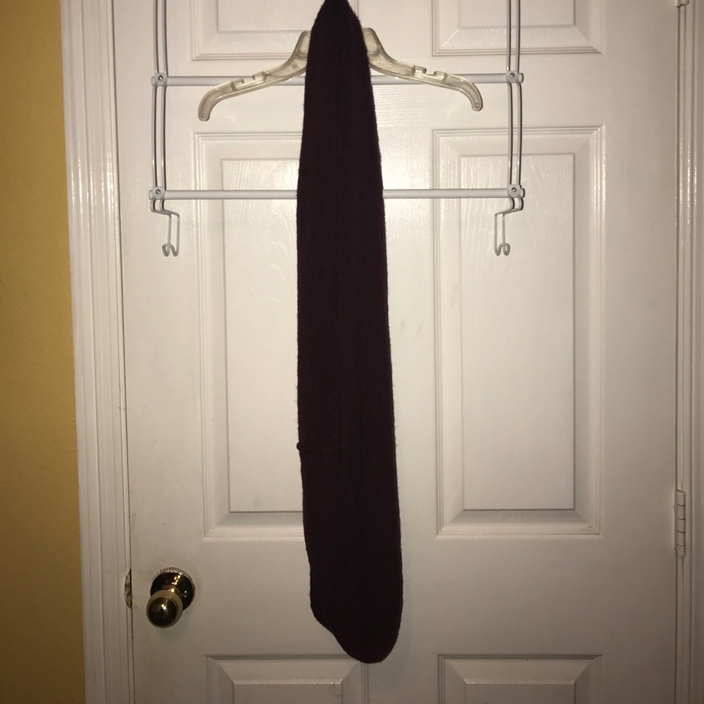 Burgundy scarf