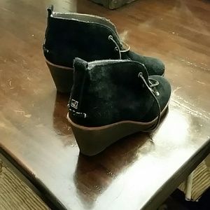 Wedge ankle boots