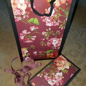 Gucci Floral Packaging -bag, box & ribbon