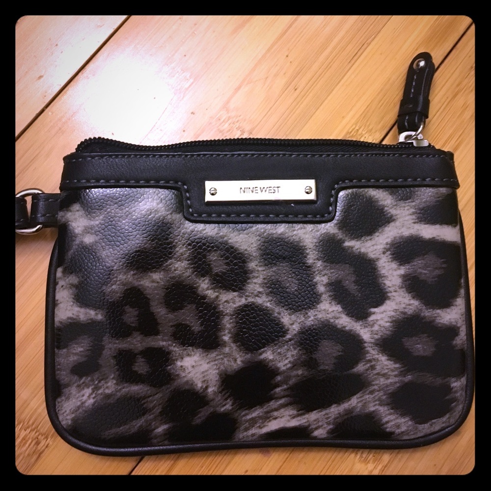 Nine West Animal Print Wristlet