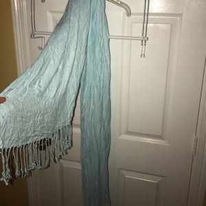 Sky blue scarf