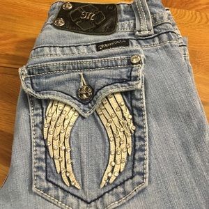 Miss Me Stretch Distressed Jean Sz 28