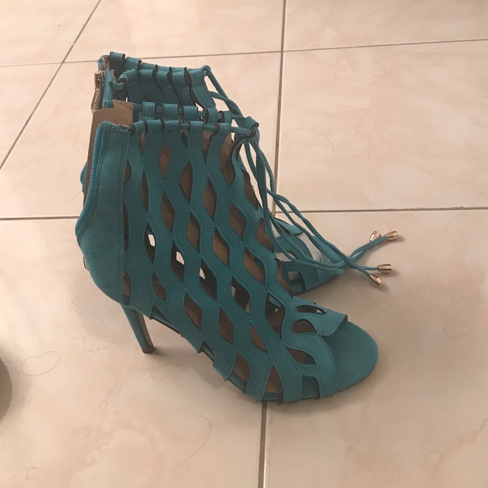 Blue heels