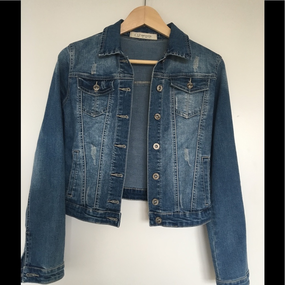 Women's Cropped Denim Jacket