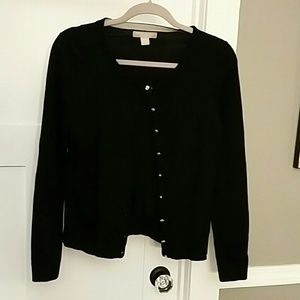 Basic black cardigan