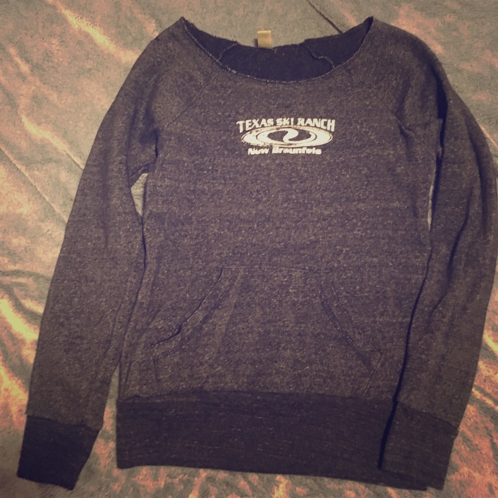 Texas ski ranch fleece pullover