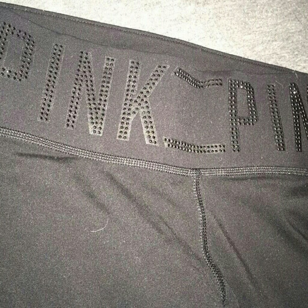 PINK leggings (black)