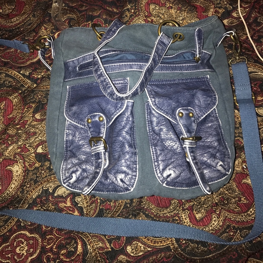 Blue purse