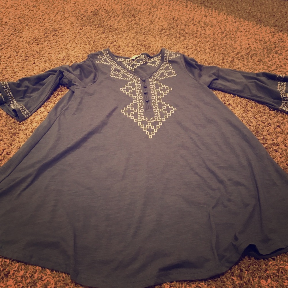Blue tunic