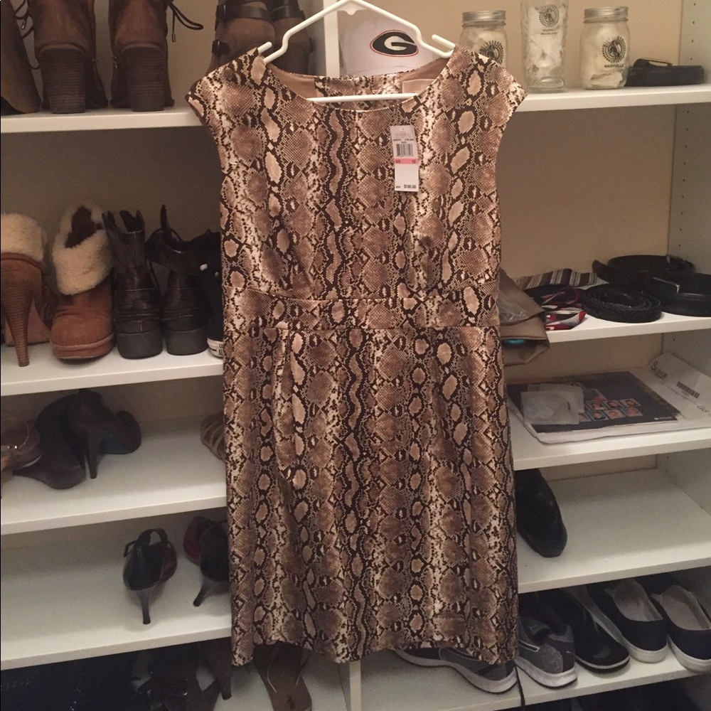 Michael kors snake print dress