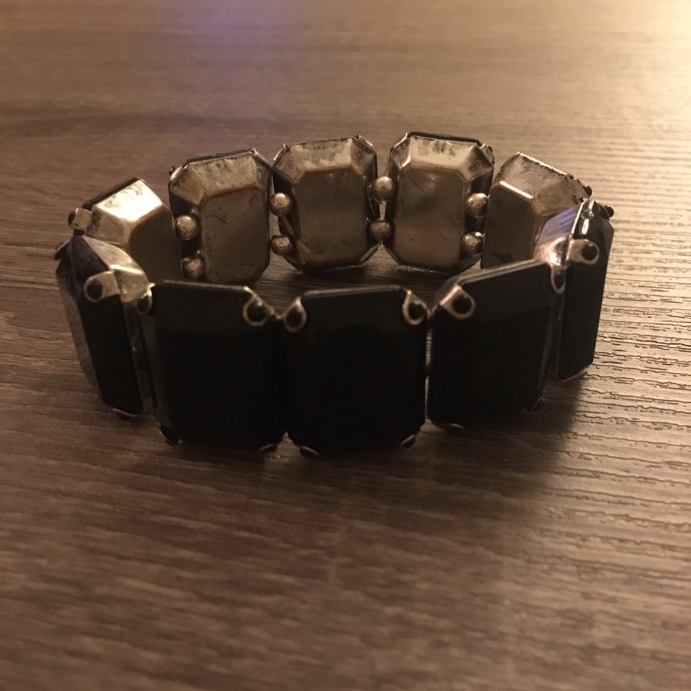 Black chunky bracelet