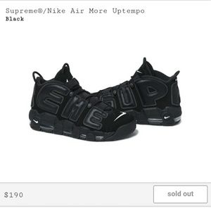 Supreme/Nike Air More Uptempo