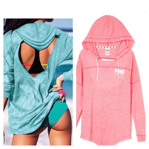 PINK Victoria's Secret Tops - 💕White Victoria's Secret hoodie💕