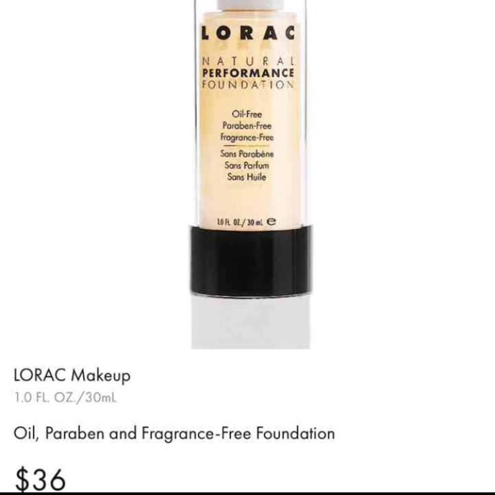 💋Lorac break through foundation😘fair porcelain