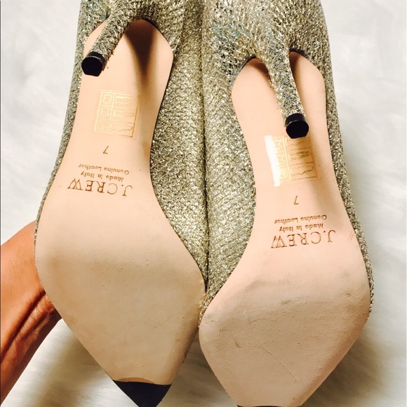 EUC J. Crew Roxie Glitter Pumps - Picture 2 of 3