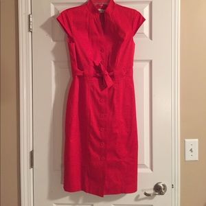 Calvin Klein red dress